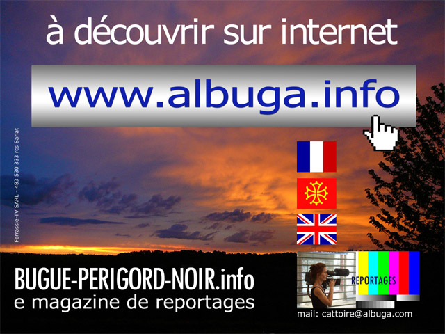 Affichette Bugue-P�rigord-Noir