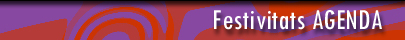 Festivitats AGENDA
