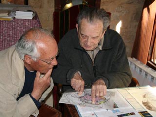 Grard Marty et Georges Rebire, le neveu de Louis Delluc