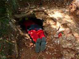 La grotte Mykolas au Bugue, mai 2007