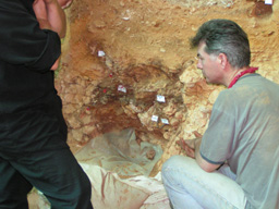 Fouilles au Roc de Marsal